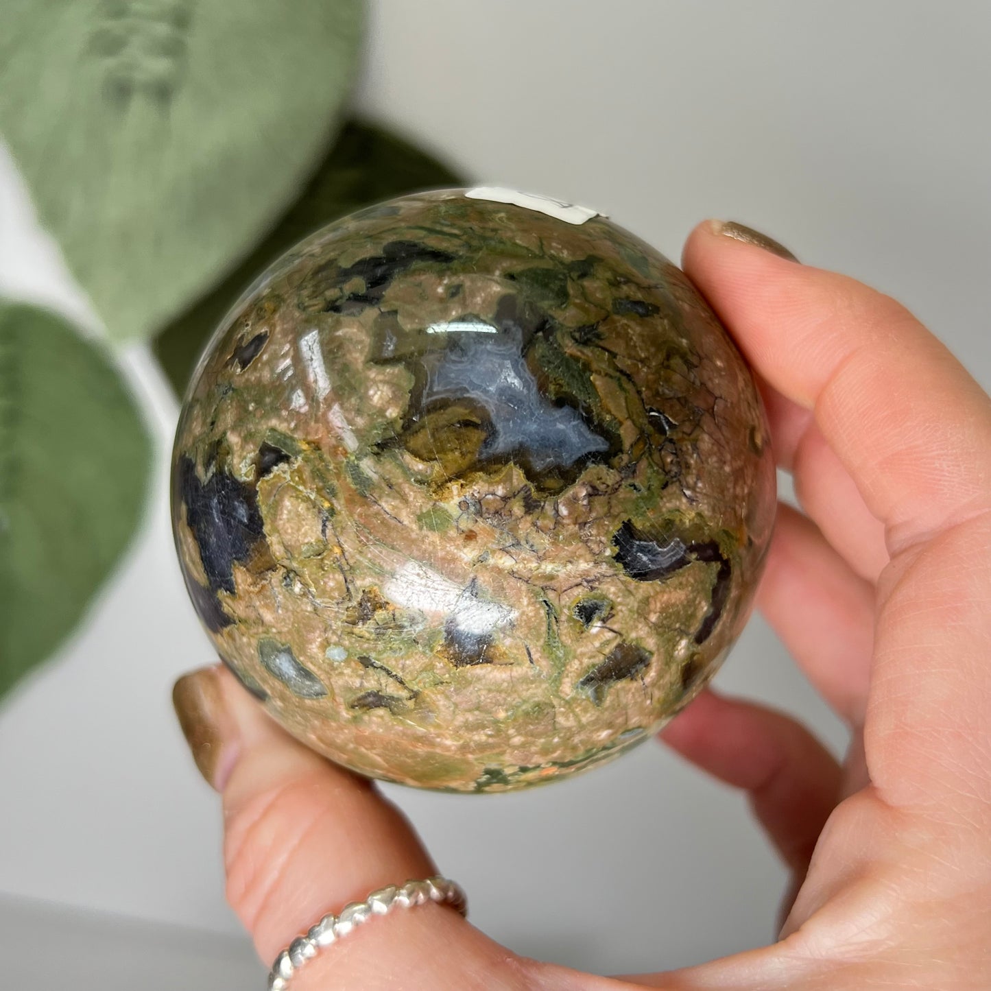 Rainforest Jasper Sphere