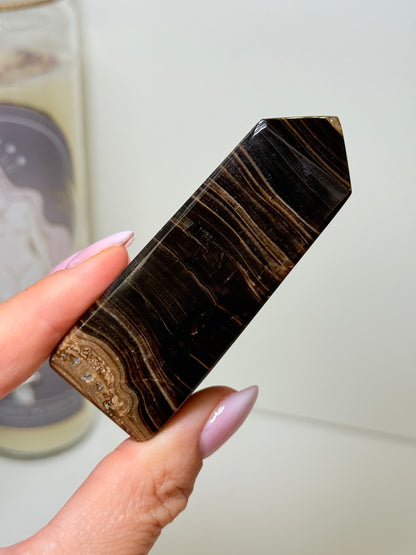 Chocolate Calcite Tower