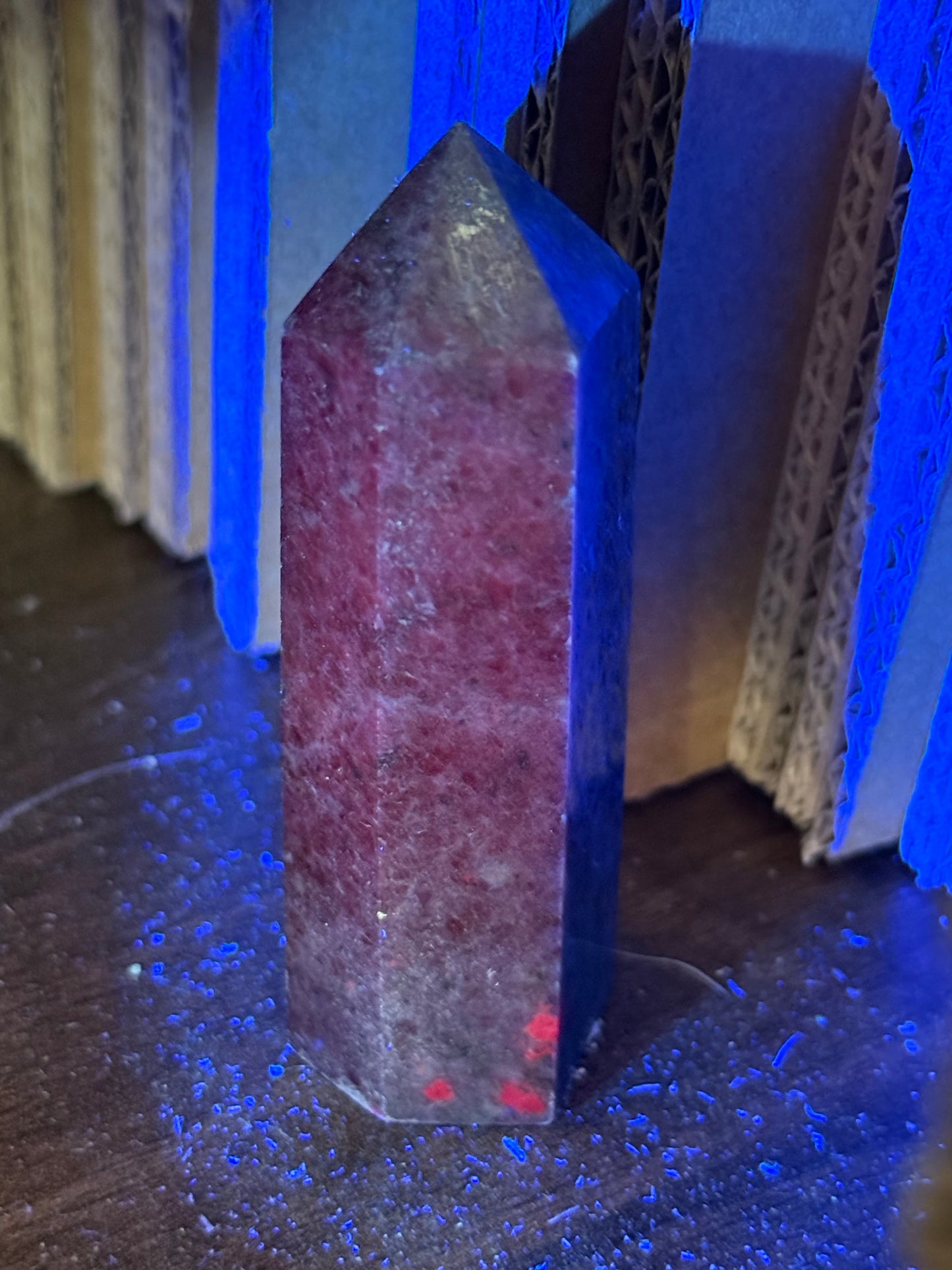 Ruby In Kyanite Point