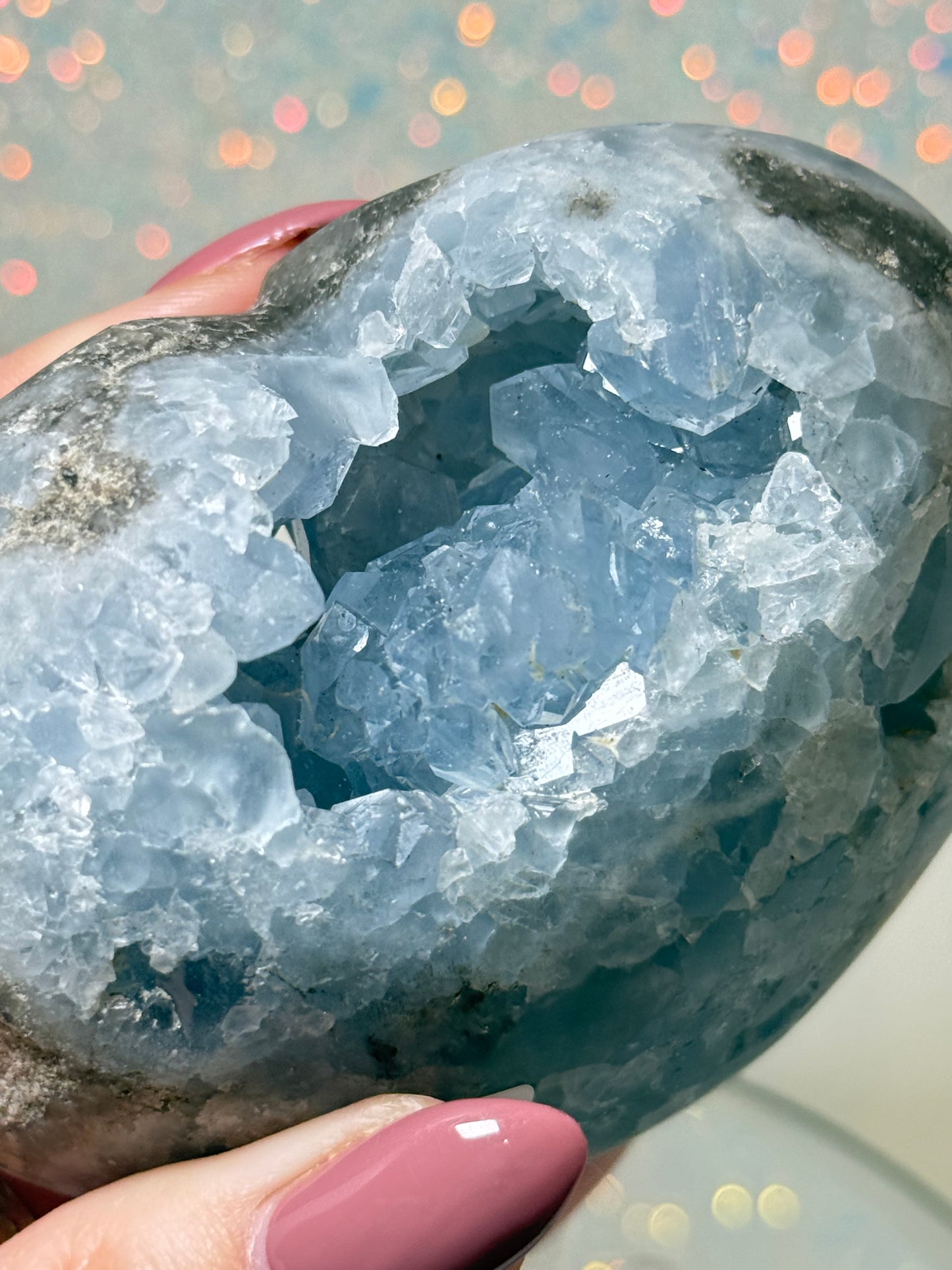 Celestite Heart