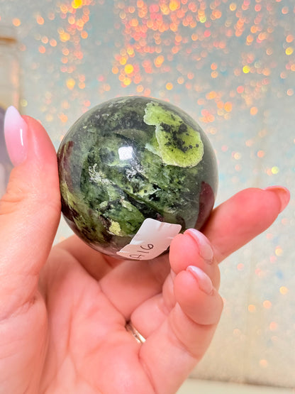 Nephrite Jade Sphere