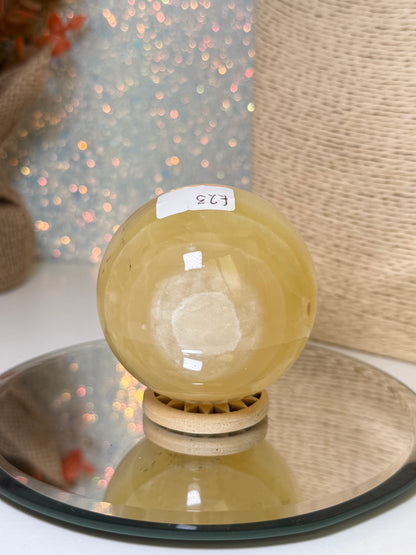 Fingerprint Calcite Sphere