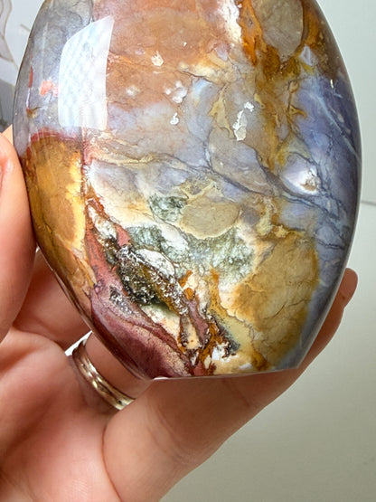 Indonesian Purple Chalcedony & Jasper Freeform