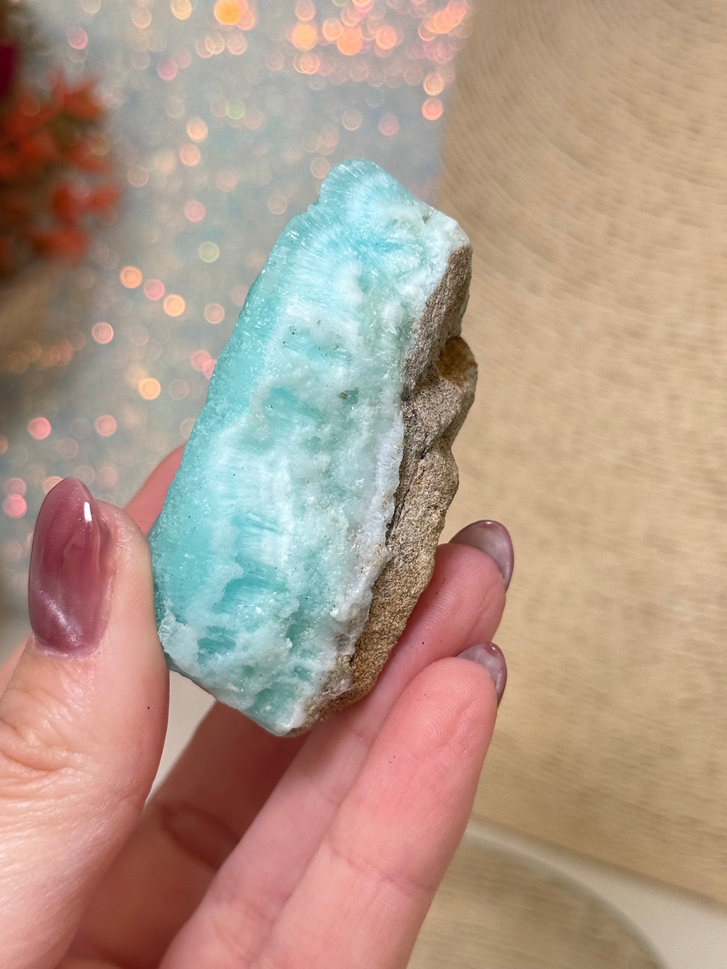 Blue Aragonite & Smithsonite Raw