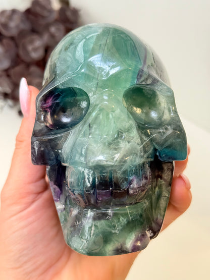 Large 1.5kg Fluorite Skull