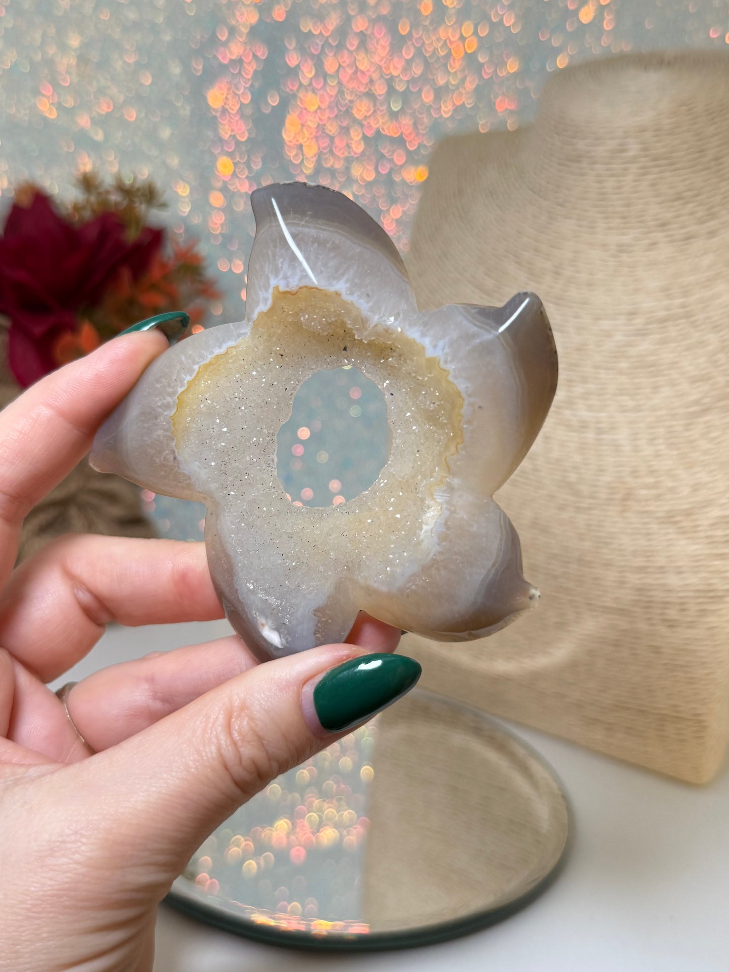 Druzy Agate Starfish