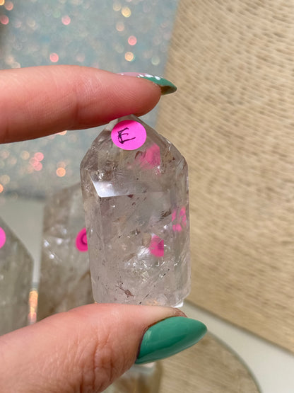 Brazilian Powellite Quartz Point (UV Reactive)