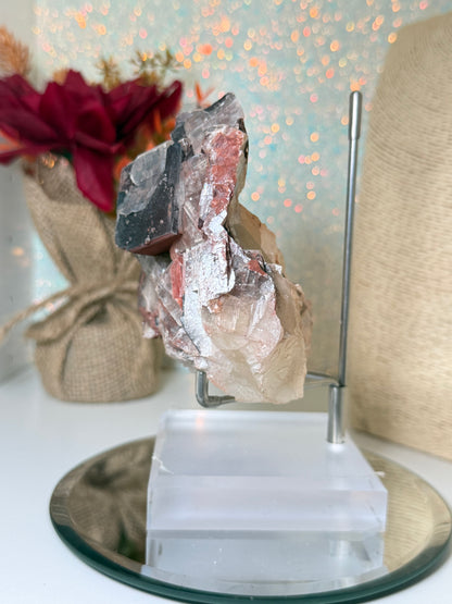Large Cubic Chocolate Calcite Raw