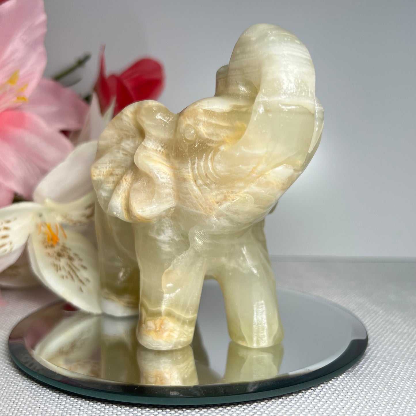 Afghan Jade Large Elephant