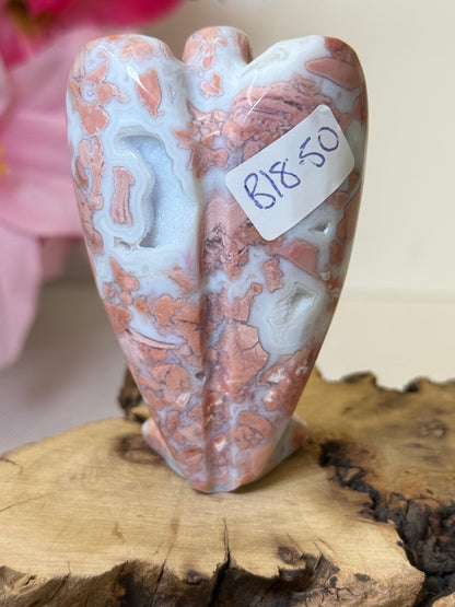 Cotton Candy Agate Angel