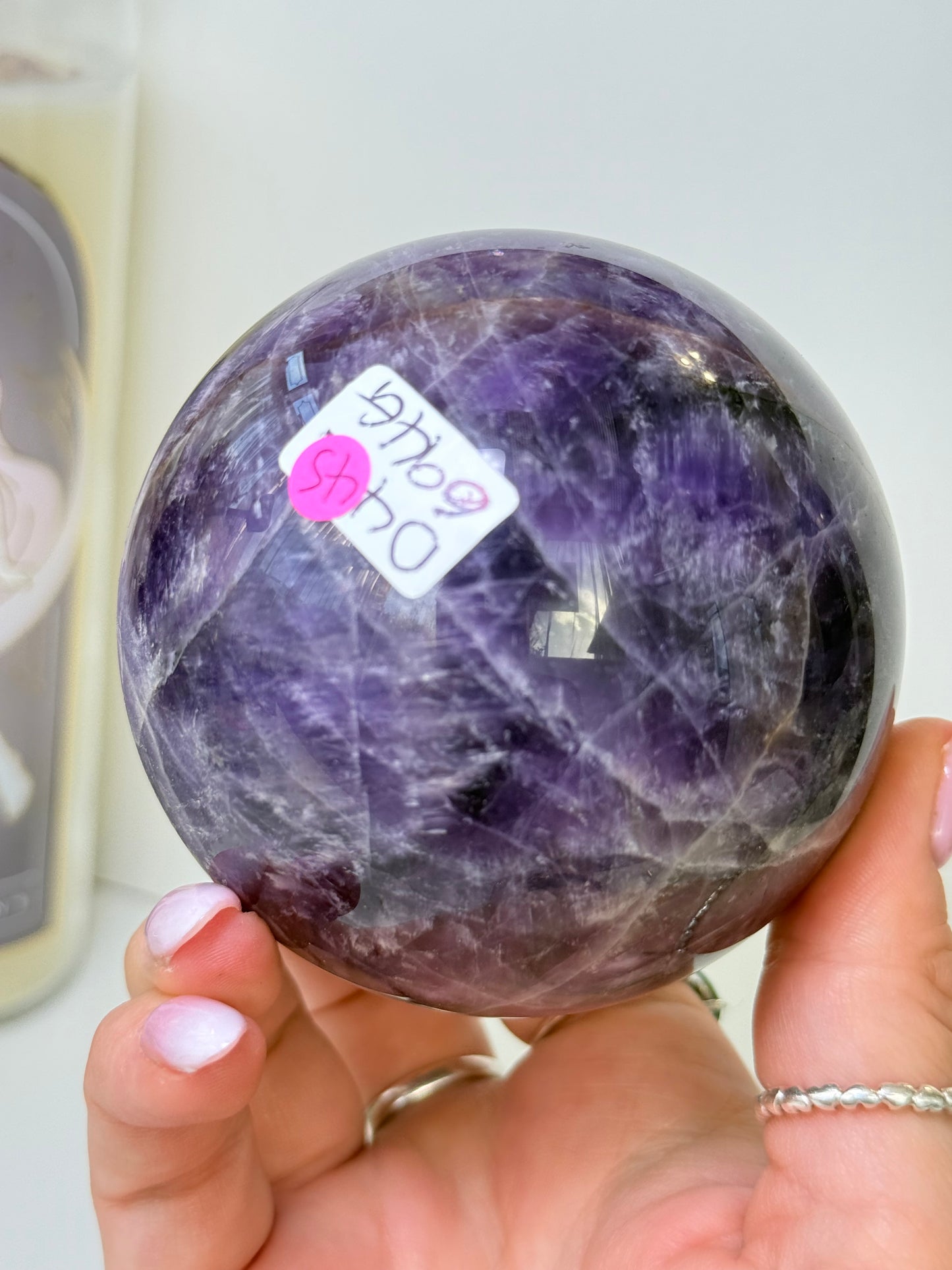 Large Dream Amethyst Sphere