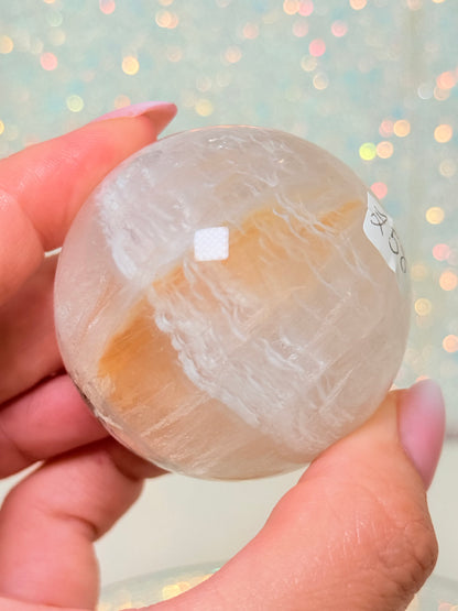 Fluorite Sphere With Pyrite