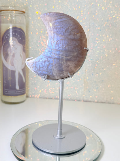 Moonstone Moon On Stand