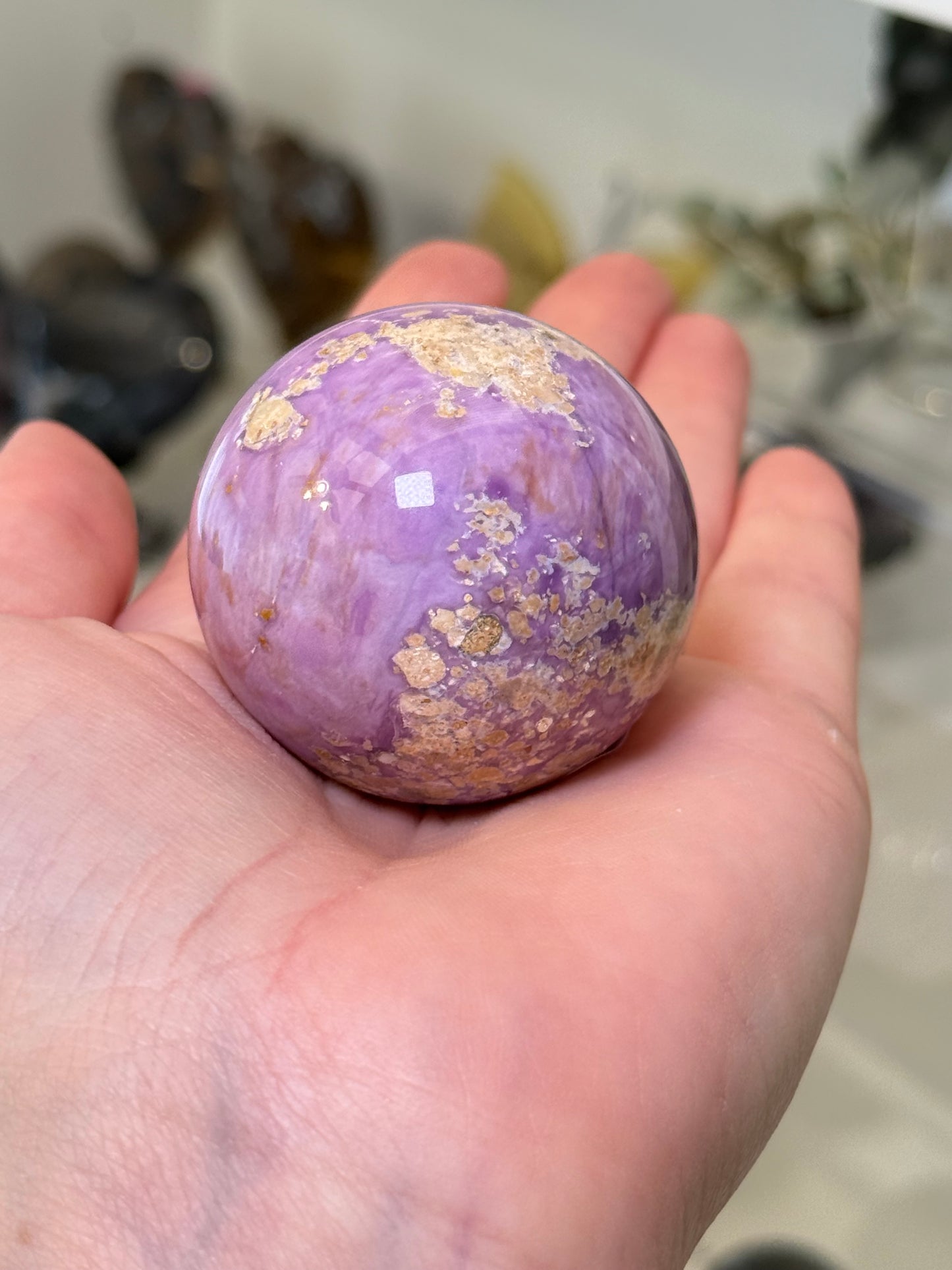 Phosphosiderite Sphere