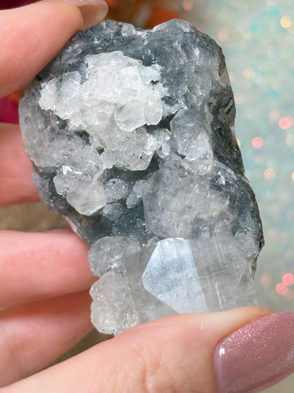 Black Chalcedony & Apophyllite