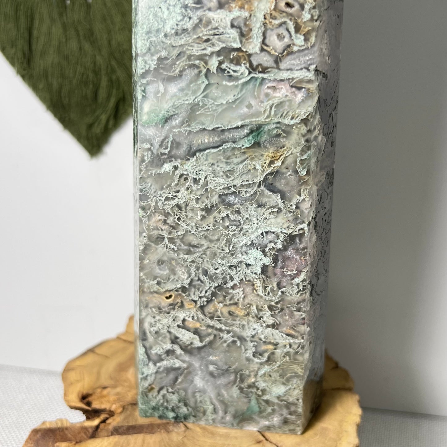 XL Moss Agate Tower