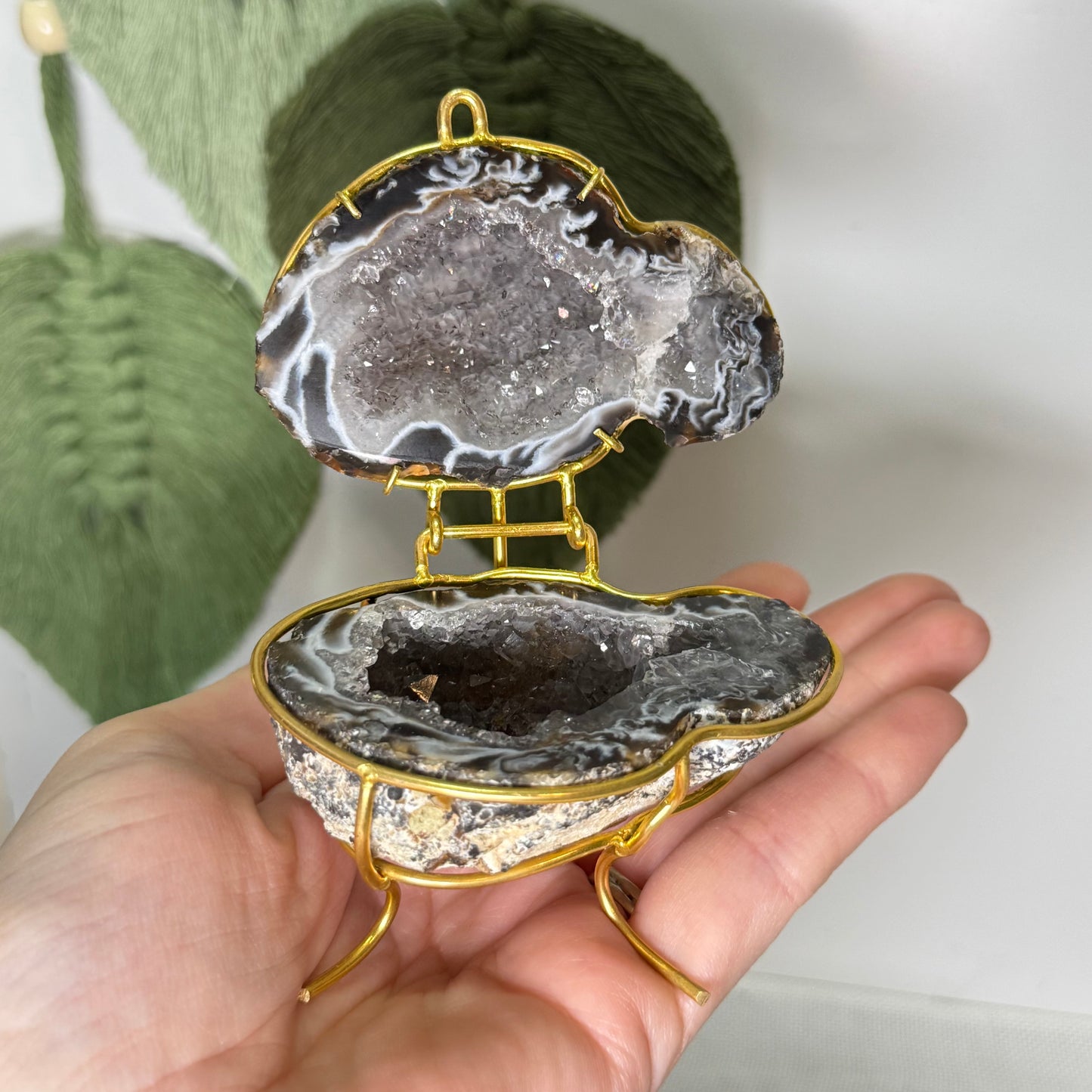 Agate Jewellery/Ring Box