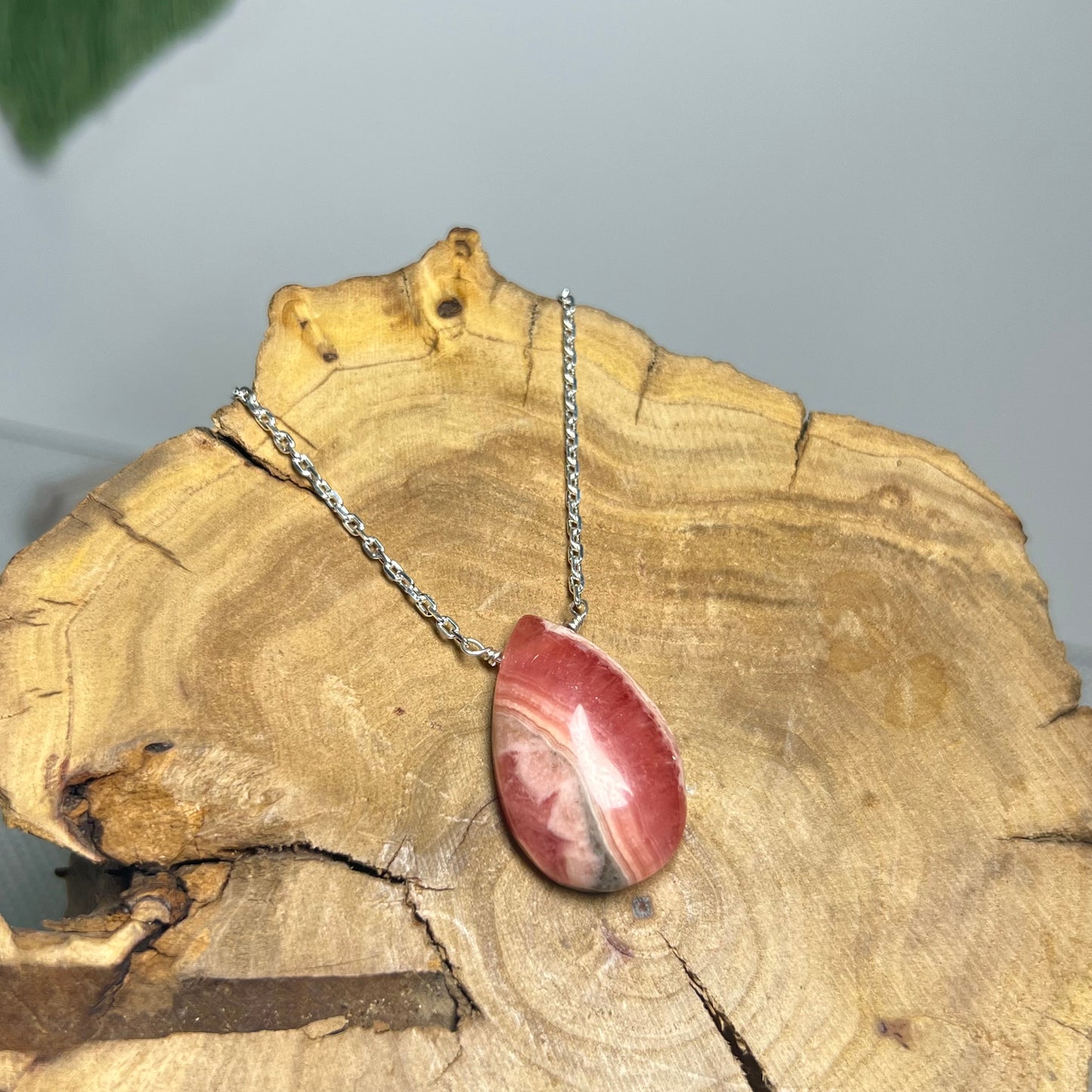 Rhodochrosite Necklace S925