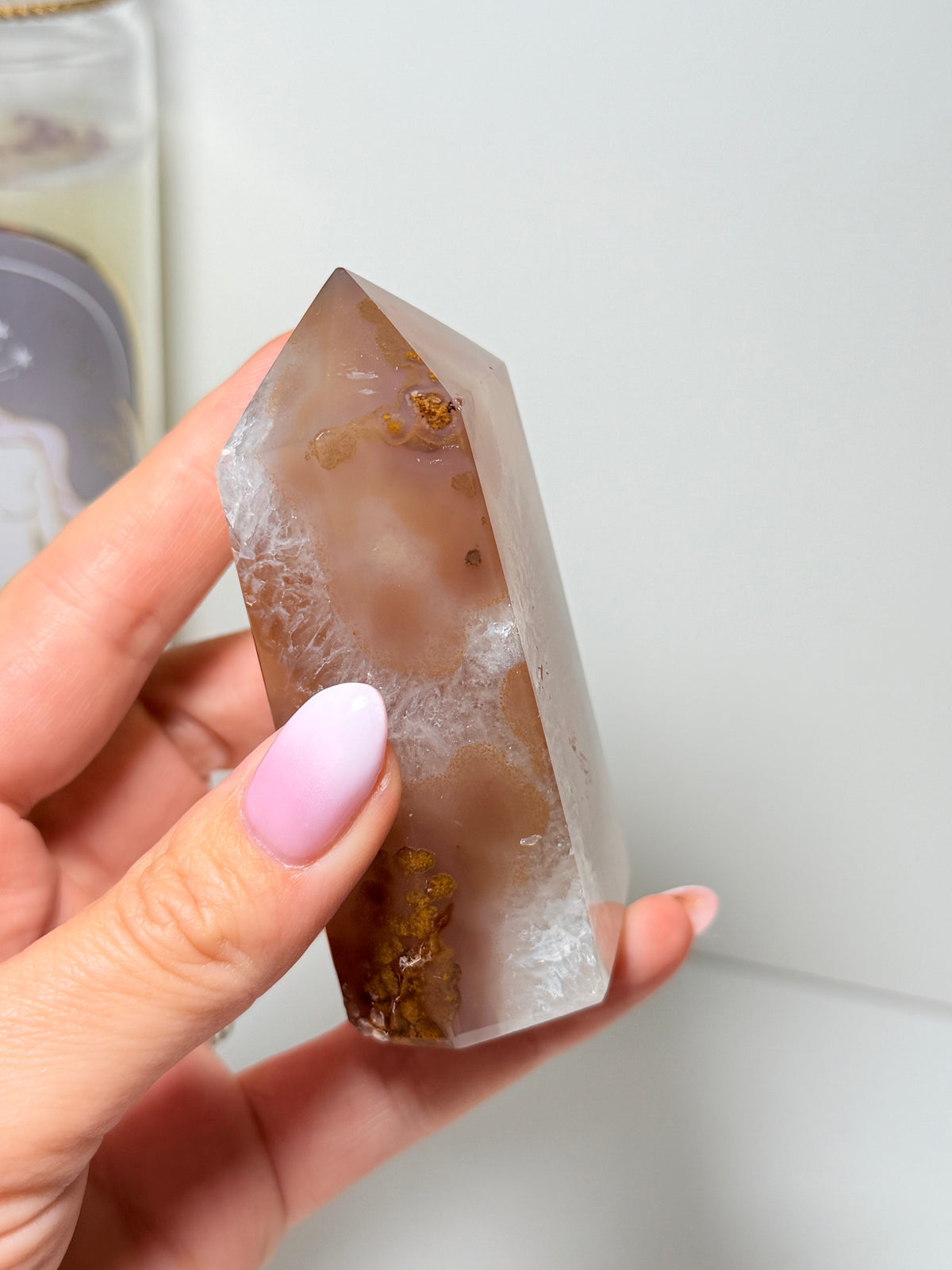 Brazilian Agate Tower