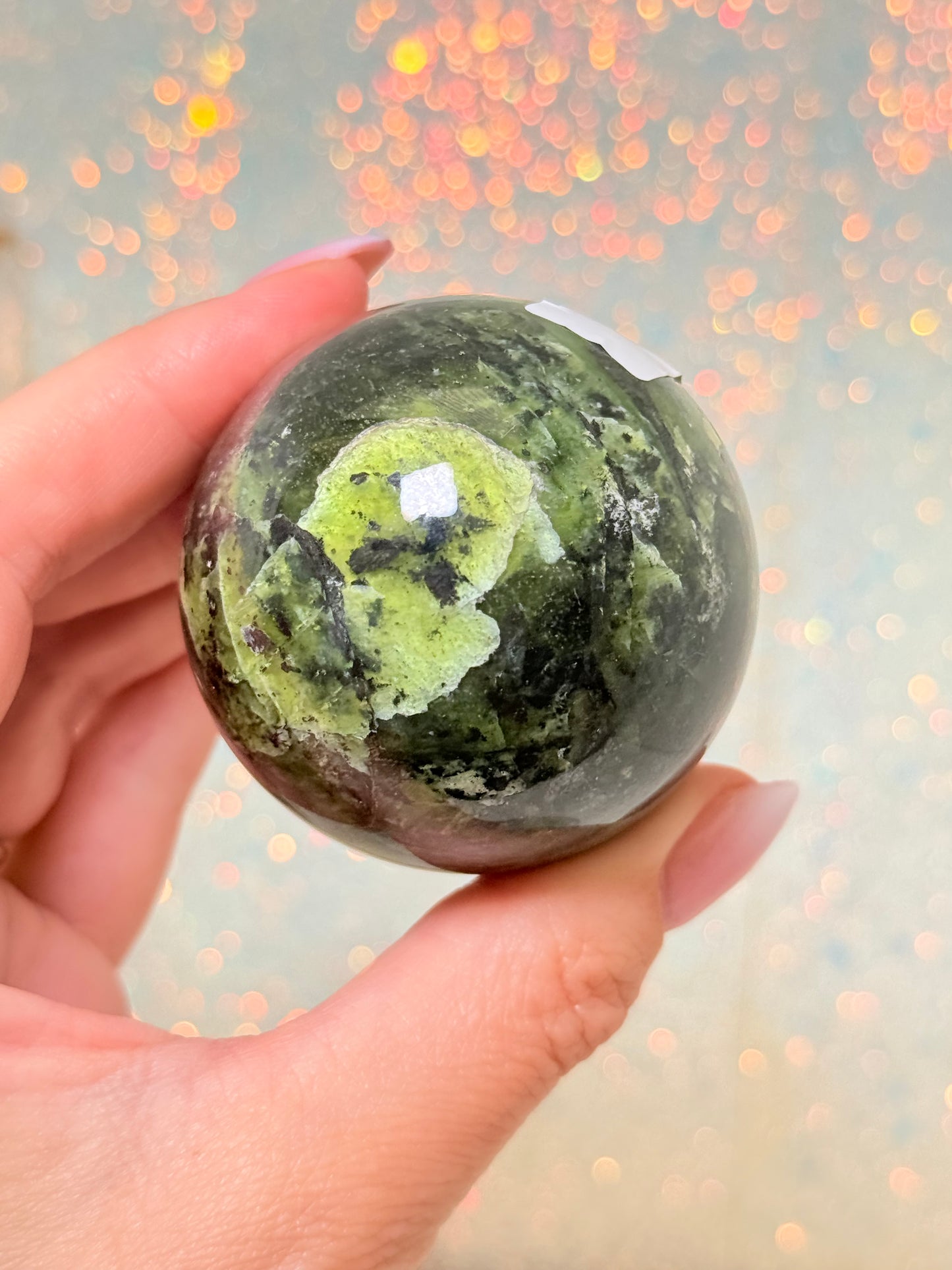 Nephrite Jade Sphere