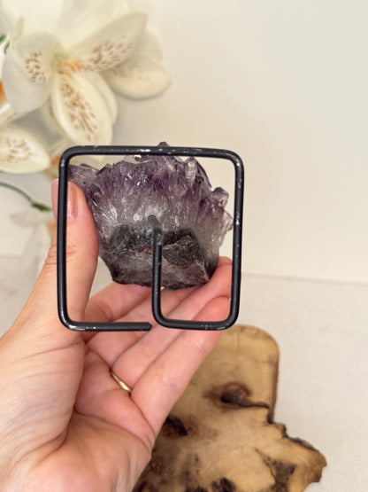 Amethyst Raw On Stand