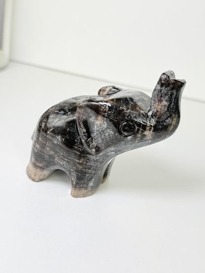 Chocolate Calcite Elephant