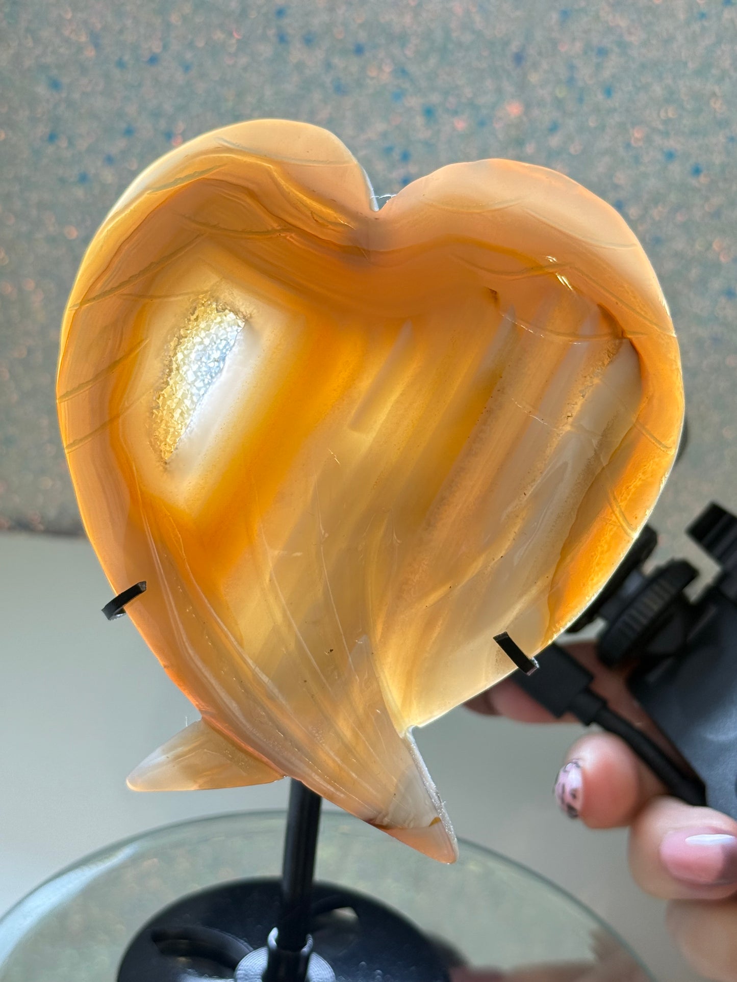 Druzy Agate Angel Wings