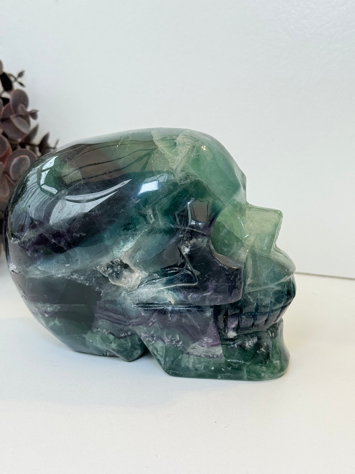 Large 1.5kg Fluorite Skull