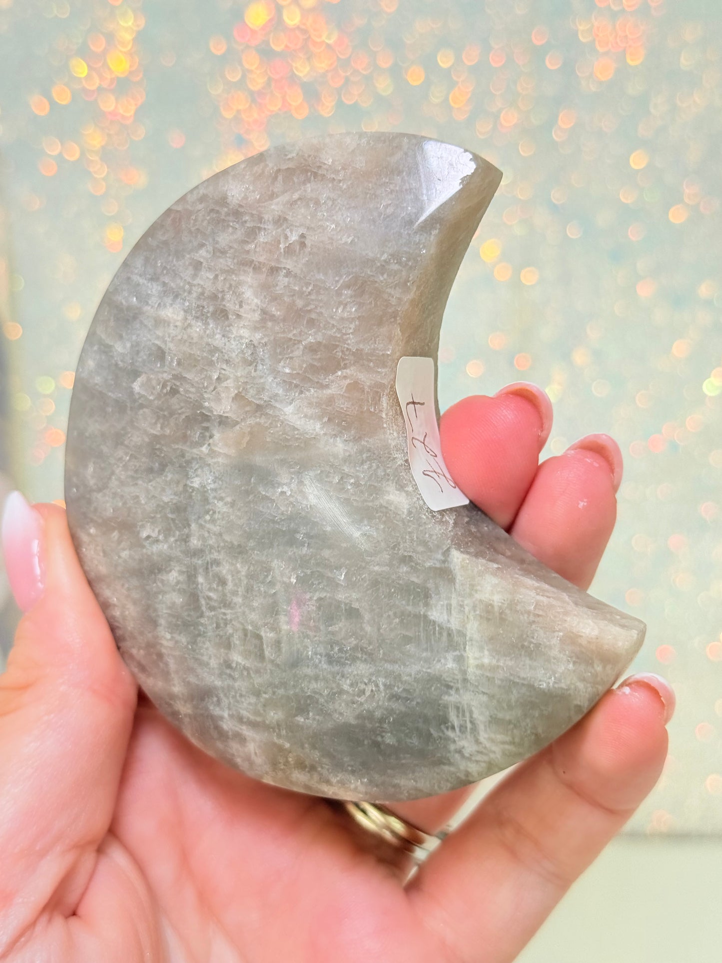 Moonstone Moon On Stand