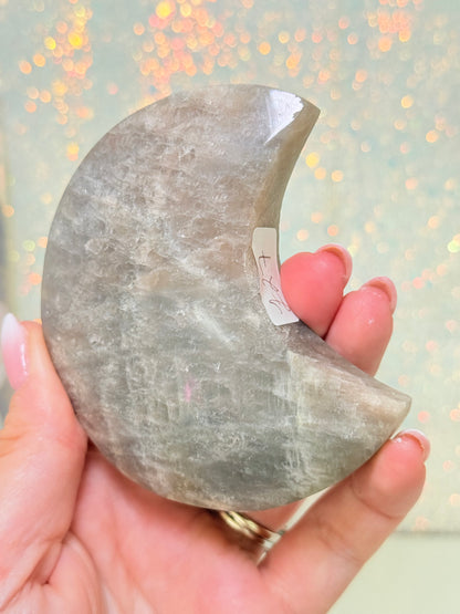 Moonstone Moon On Stand