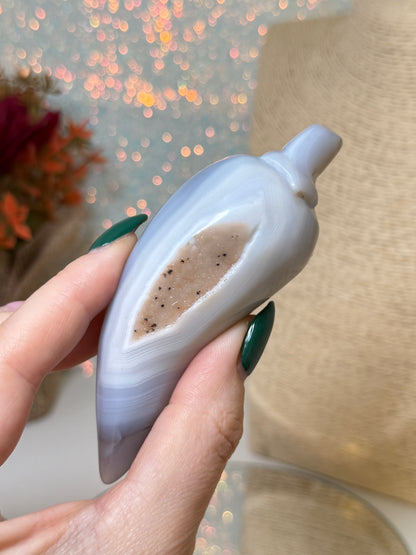 Druzy Agate Chilli Pepper