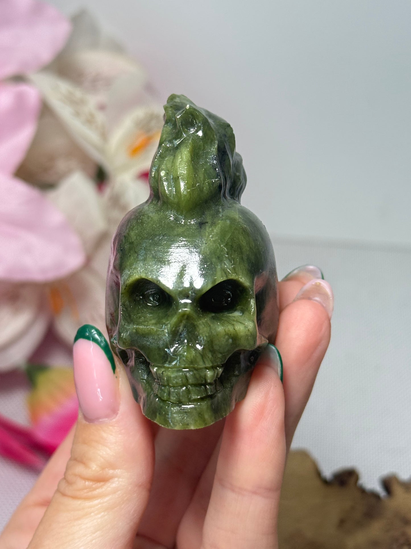 Serpentine Mohawk Skull