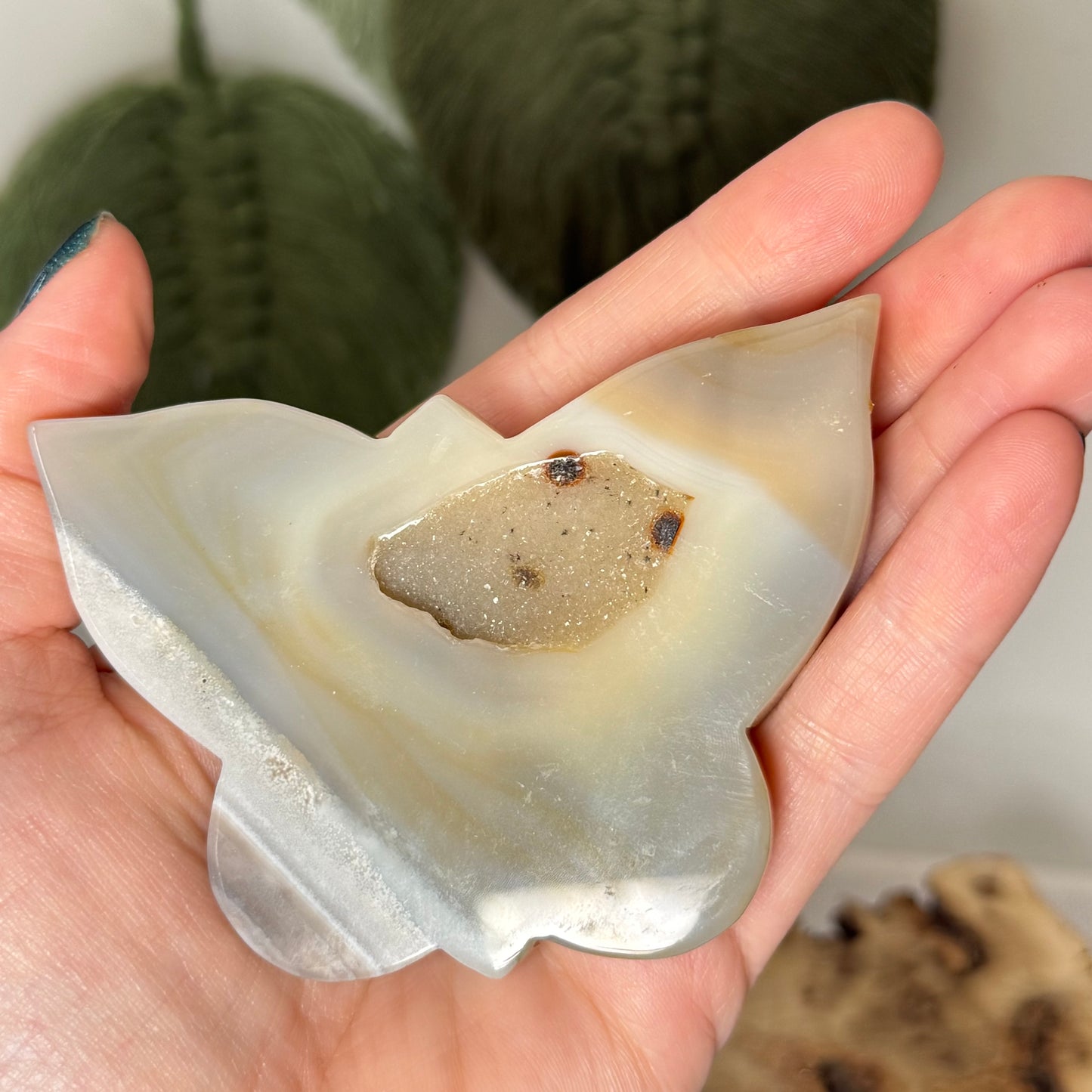 Druzy Agate Butterfly