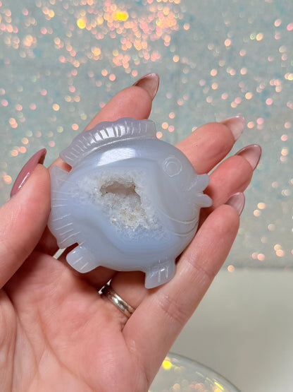 Druzy Agate Fish (B)
