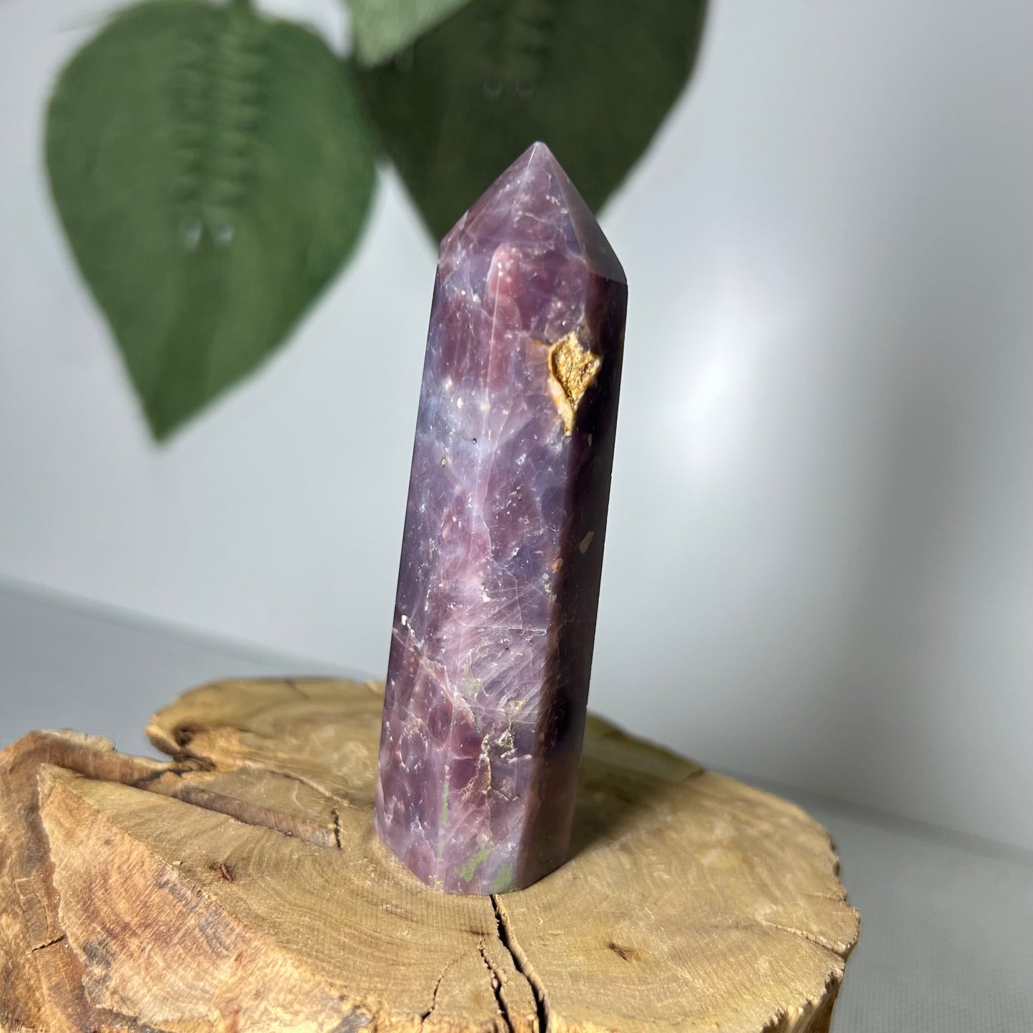 Lavender Rose Quartz Point