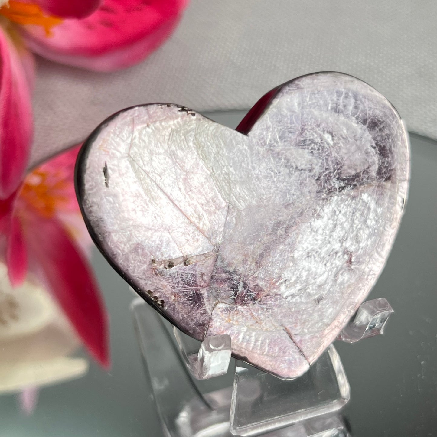 Purple Mica Heart