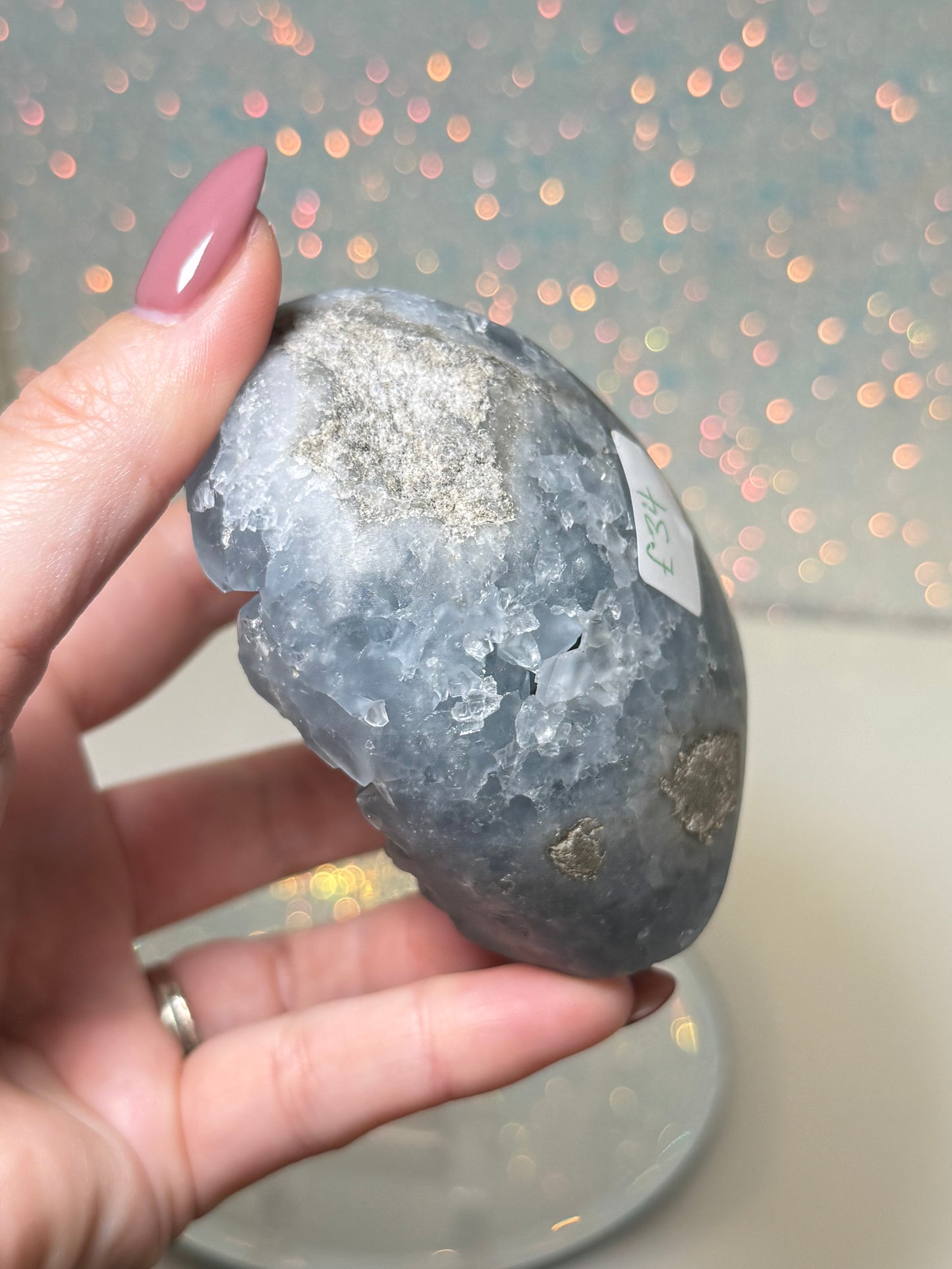 Celestite Heart