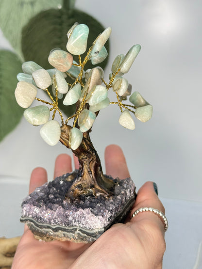 Amethyst Base Tree (Amazonite)