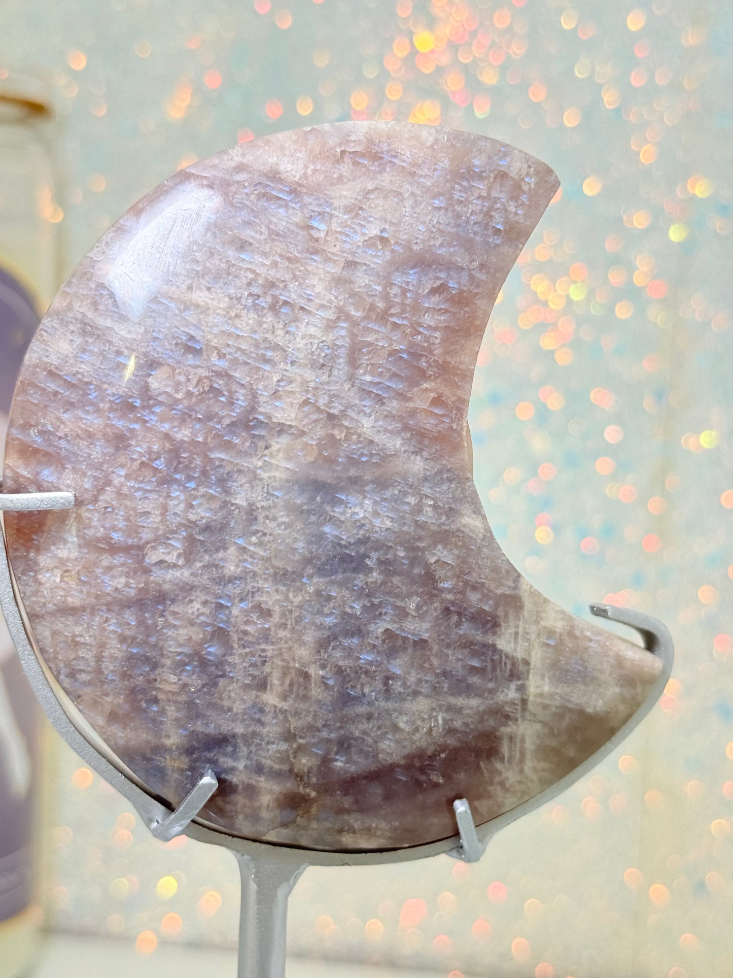 Moonstone Moon On Stand