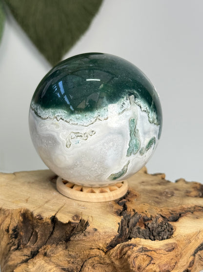 Moss Agate Sphere