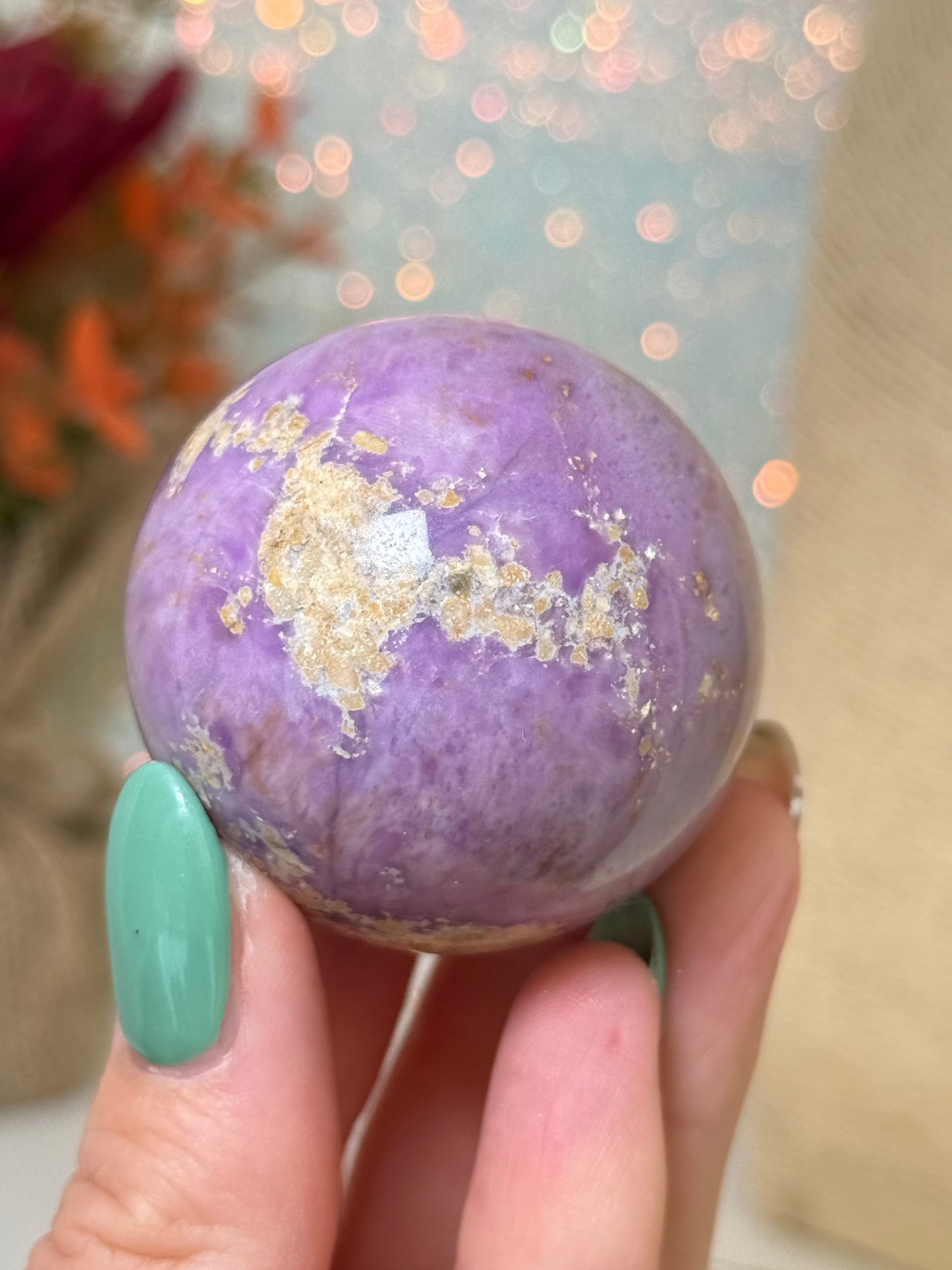 Phosphosiderite Sphere