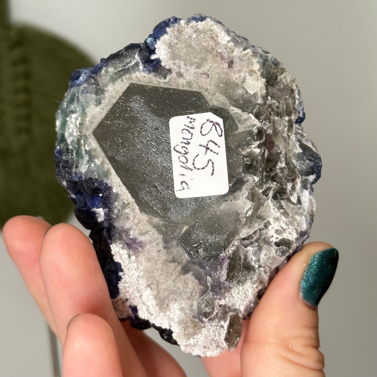 Blueberry Fluorite Specimen