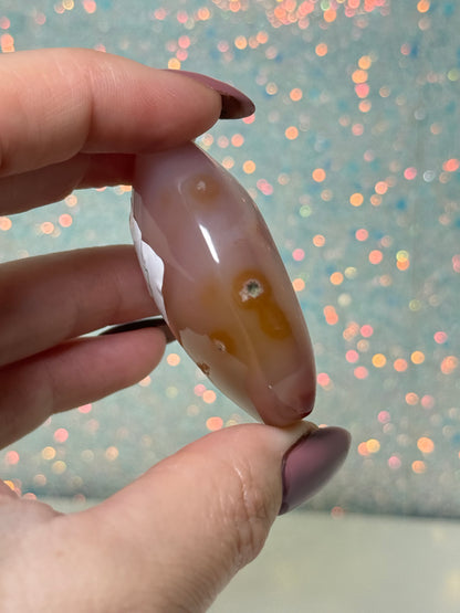 Druzy Carnelian Palm