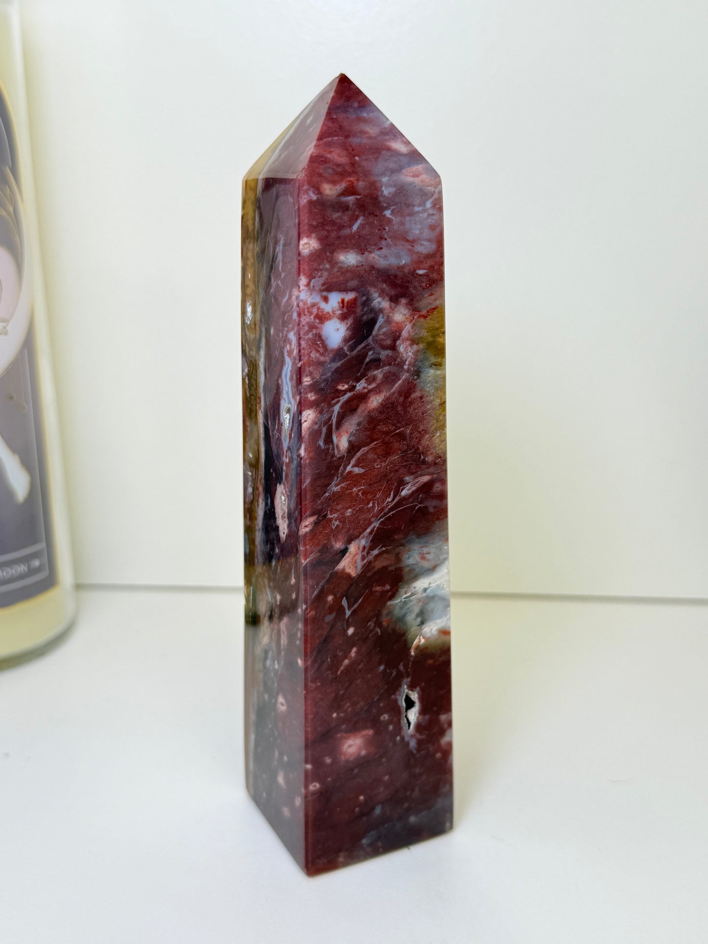 Purple Chalcedony & Jasper Tower (Indonesia)