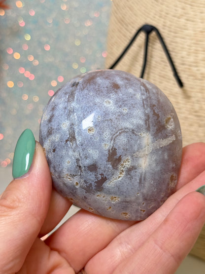 Brazilian Druzy Agate Geode Display Jewellery Box