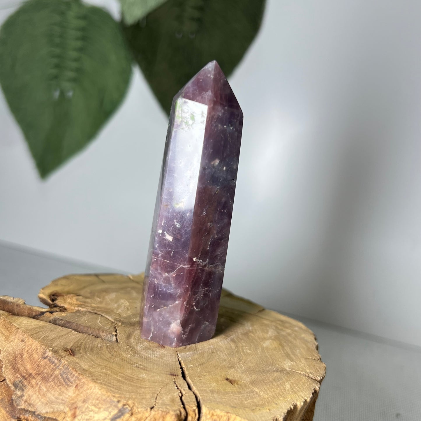 Lavender Rose Quartz Point