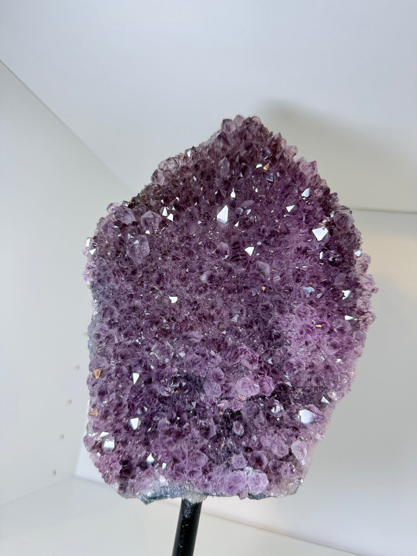 Large Amethyst Cluster On Stand