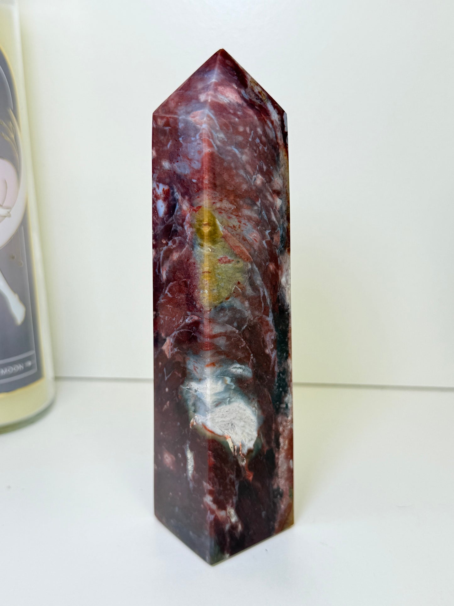 Purple Chalcedony & Jasper Tower (Indonesia)