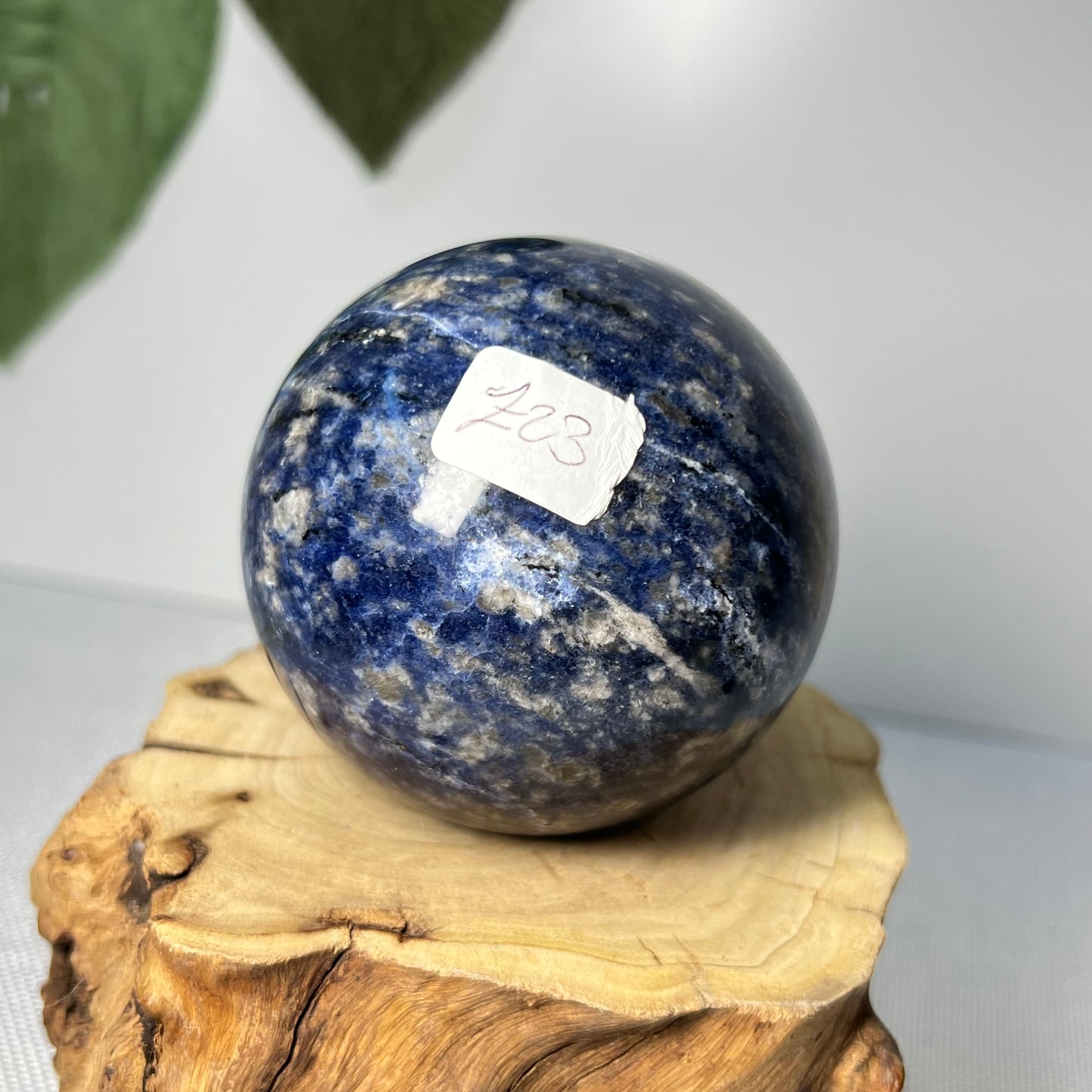 Large UV Reactive Sodalite Sphere