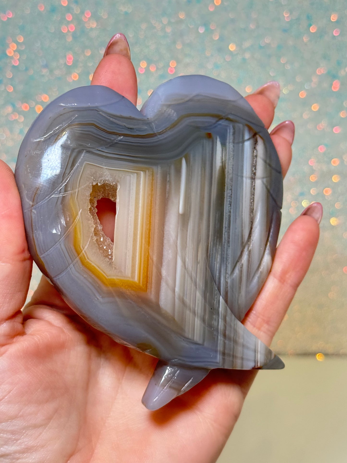 Druzy Agate Angel Wings